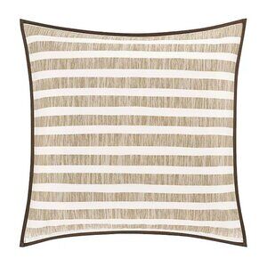 NWT NEW Oscar Oliver EURO Sham Vaughn Cotton Cocoa MSRP: $40